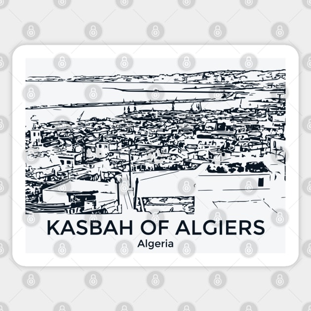 Kasbah of Algiers - Algeria Sticker by Lakeric